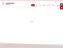 Tablet Screenshot of maxwellbio.com